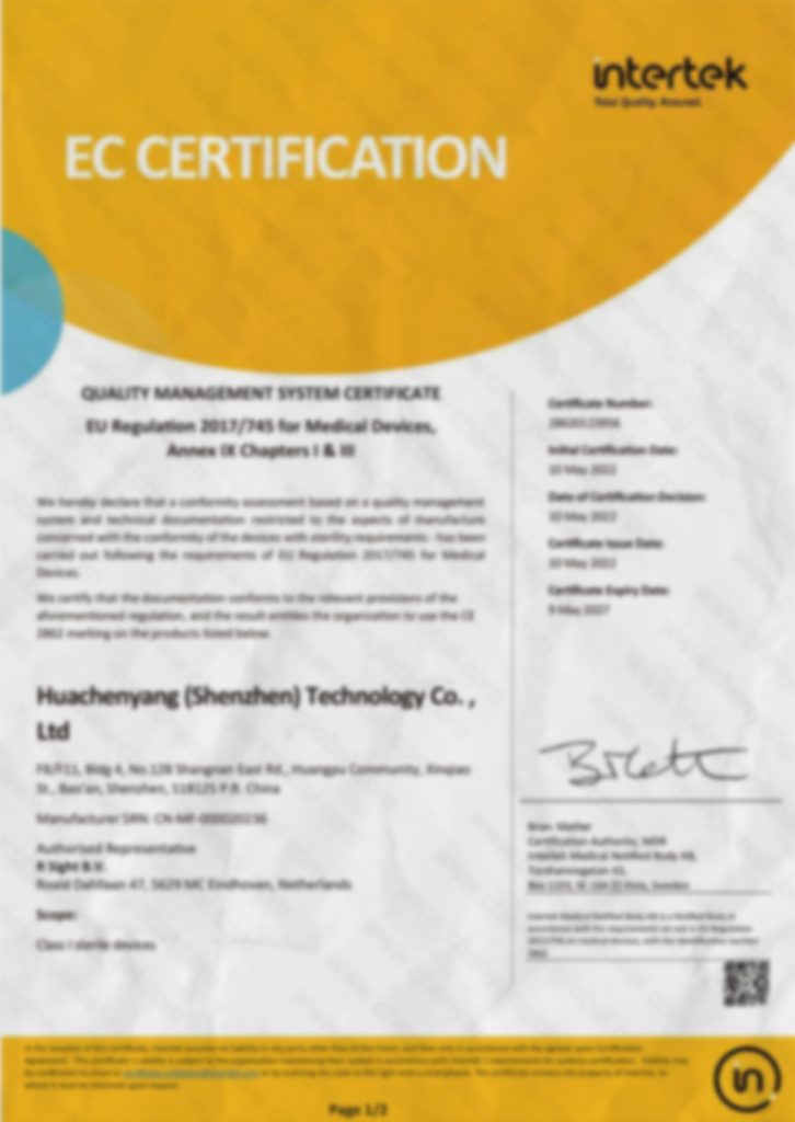 CE certification 