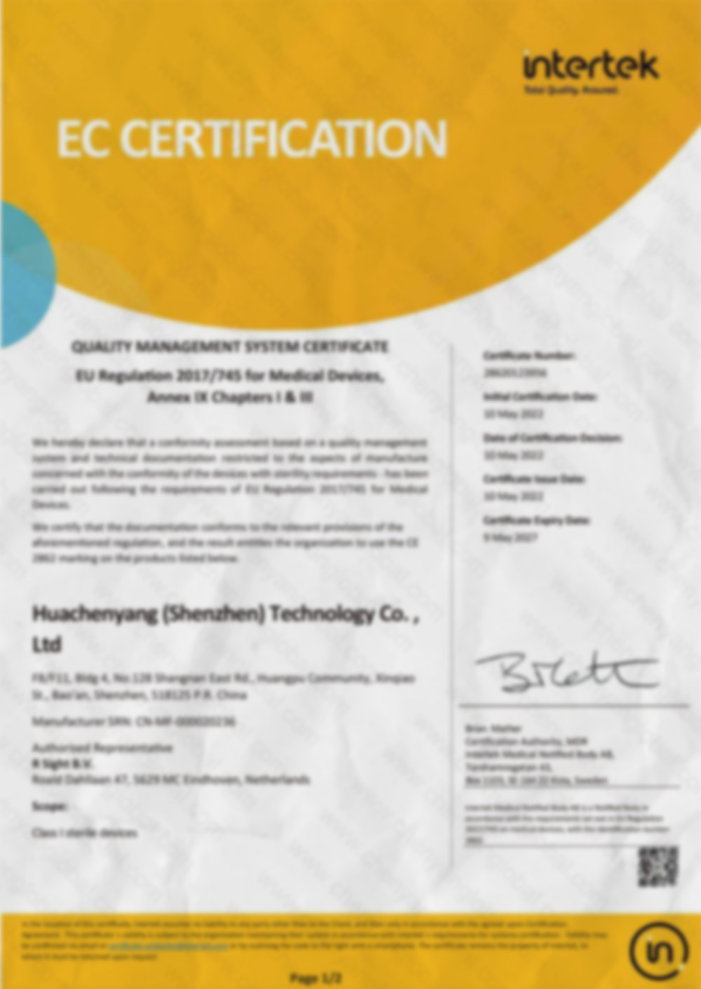 Disposable Sampling Swabs Got the CE 2862 Certification - A ...