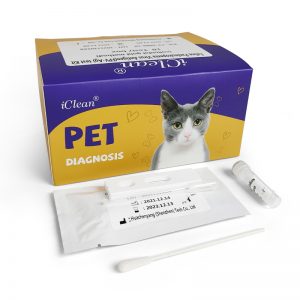 Kit Ujian Antigen Feline Calicivirus (FCV-Ag): emas koloid Kit Ujian Antigen Feline Calicivirus (FCV-Ag): emas koloid