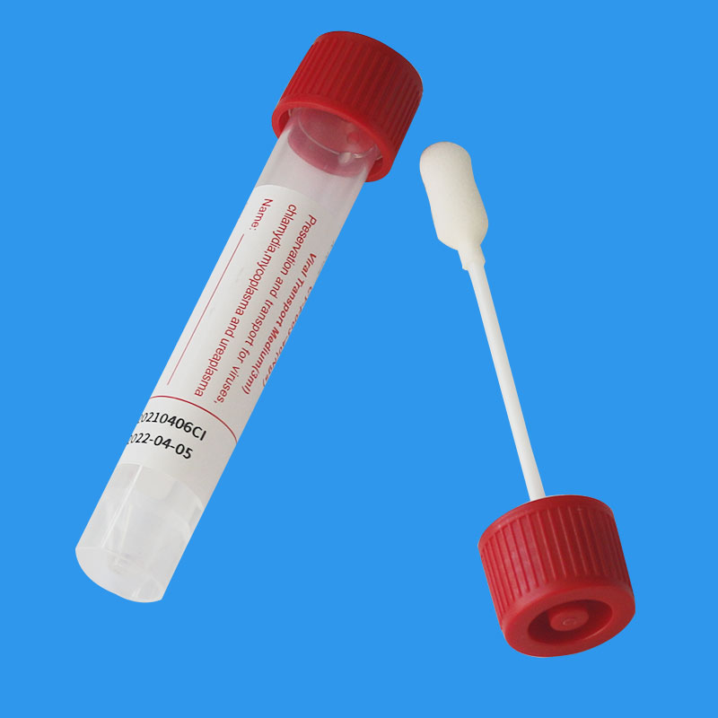 Dna Collection Kit Foam Swab Kit With Preservation Solution Huachenyang