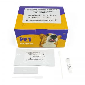 Kit de test d'antigène d'adénovirus canin (CAV-Ag) Kit de test d'antigène d'adénovirus canin (CAV-Ag)