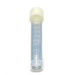 10ml Transport Tube with white cap assembled, sterile, PP