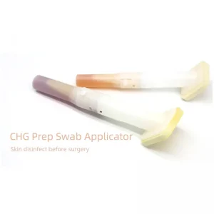 Application range of chlorhexidine disinfectant swabs Application range of chlorhexidine disinfectant swabs