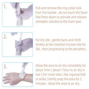 How to use a CHG swab properly? How to use a CHG swab properly?