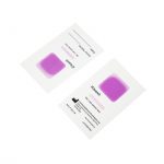 Oral cell collection card indicator type