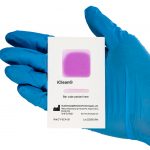 Oral cell collection card indicator type