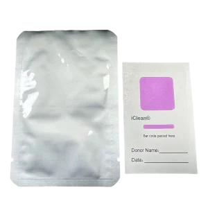 Oral cell collection card indicator type