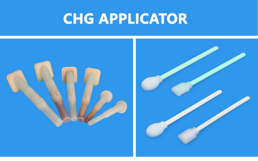 CHG pre-operative skin disinfection swabs