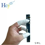 Blue medical nitrile finger cots