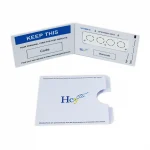 Foldable Dried Blood Spot Collection Card with Protective Cover