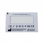 Foldable Dried Blood Spot Collection Card with Protective Cover