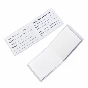 Poultry Blood Collection Card